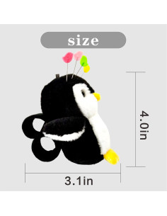 Kit de Costura Almohadilla Pingüino Wefadingla con 50 Agujas 2