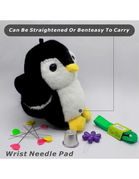 Kit de Costura Almohadilla Pingüino Wefadingla con 50 Agujas