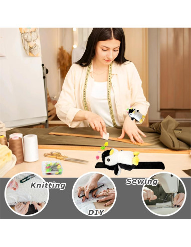 Kit de Costura Almohadilla Pingüino Wefadingla con 50 Agujas