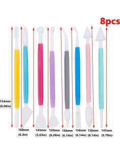 Juego de Herramientas de Decoración de Pasteles Antrader 12 PZS 2