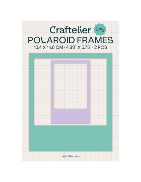 Juego de Troqueles Craftelier - Marcos Polaroid 2 Piezas