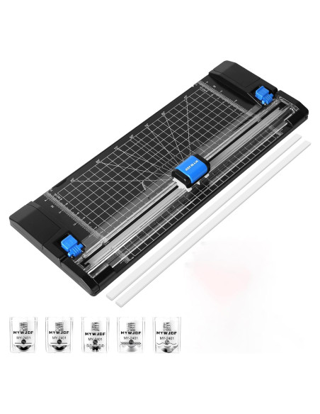 Cortadora de Papel MYWJDF 30.48 cm con 5 Cabezas de Corte