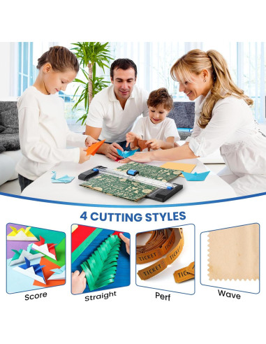 Cortadora de Papel MYWJDF 30.48 cm con 5 Cabezas de Corte