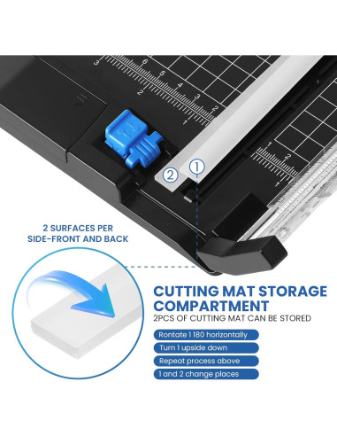 Cortadora de Papel MYWJDF 30.48 cm con 5 Cabezas de Corte