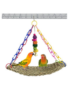 Alfombra de Hierba Marina para Aves Kathson 40x17cm 2 Pcs