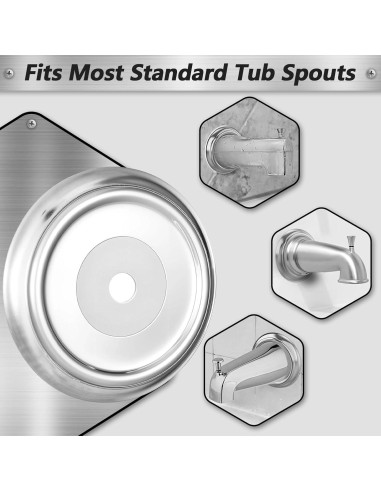 Anillo Cubierta de Salida de Metal BOHUIZ 2 Pcs 3.81 cm