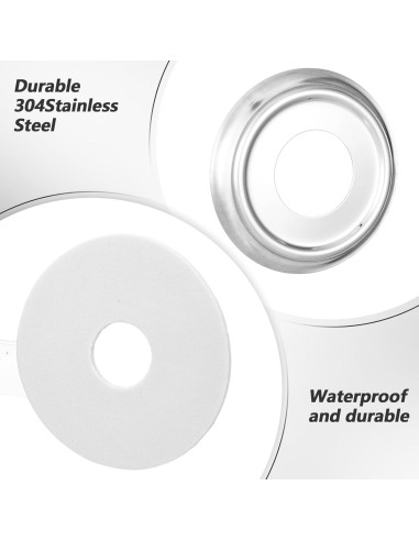 Anillo Cubierta de Salida de Metal BOHUIZ 2 Pcs 3.81 cm