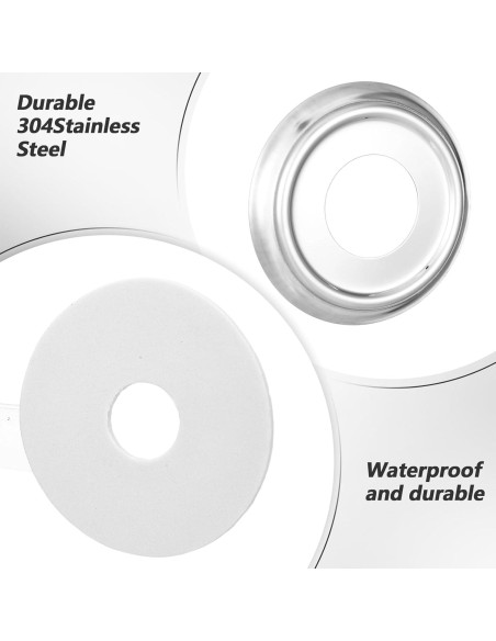 Anillo Cubierta de Salida de Metal BOHUIZ 2 Pcs 3.81 cm