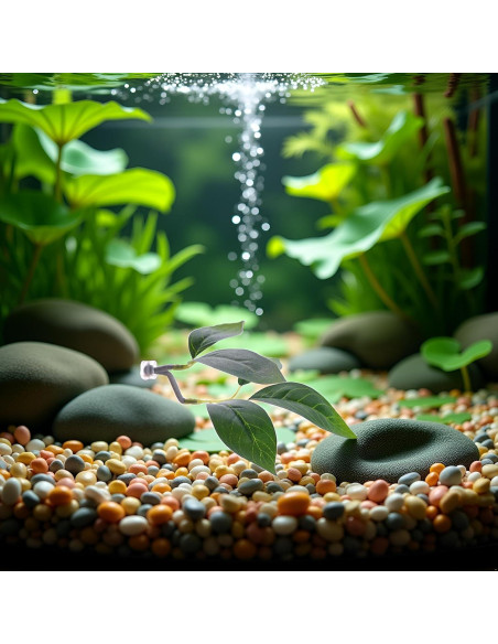 Hoja de Pato para Betta Verde Xinjincang con Ventosa 12.7 cm