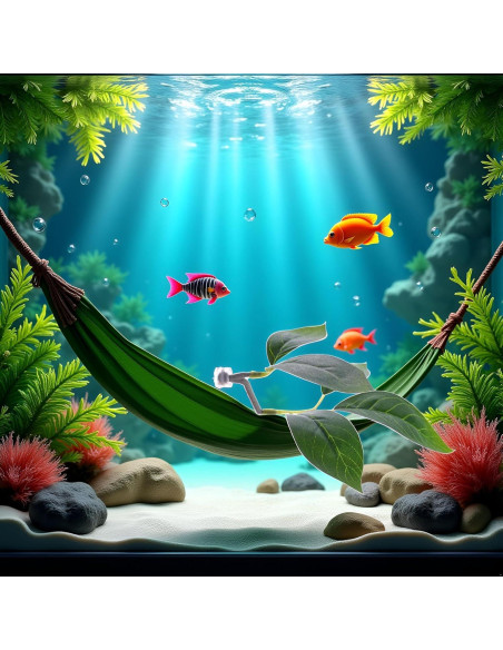 Hoja de Pato para Betta Verde Xinjincang con Ventosa 12.7 cm