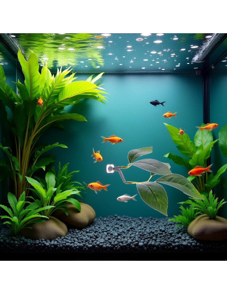 Hoja de Pato para Betta Verde Xinjincang con Ventosa 12.7 cm