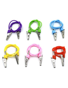 6 Clips Sujetadores de Babero Silicona Impressive Smile 57 cm