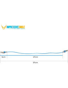 6 Clips Sujetadores de Babero Silicona Impressive Smile 57 cm 2