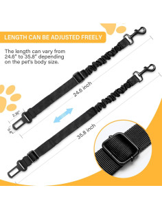Cinturón de Seguridad para Perros Famstar Ajustable 62.5-91cm 2
