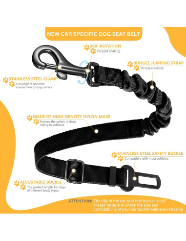 Cinturón de Seguridad para Perros Famstar Ajustable 62.5-91cm