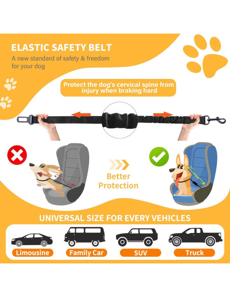 Cinturón de Seguridad para Perros Famstar Ajustable 62.5-91cm