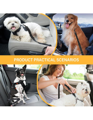 Cinturón de Seguridad para Perros Famstar Ajustable 62.5-91cm