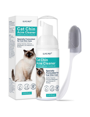 Limpiador de Acné para Gatos GJYC PET 60 ml - Sin Enjuague