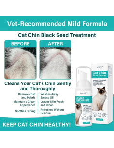 Limpiador de Acné para Gatos GJYC PET 60 ml - Sin Enjuague 2