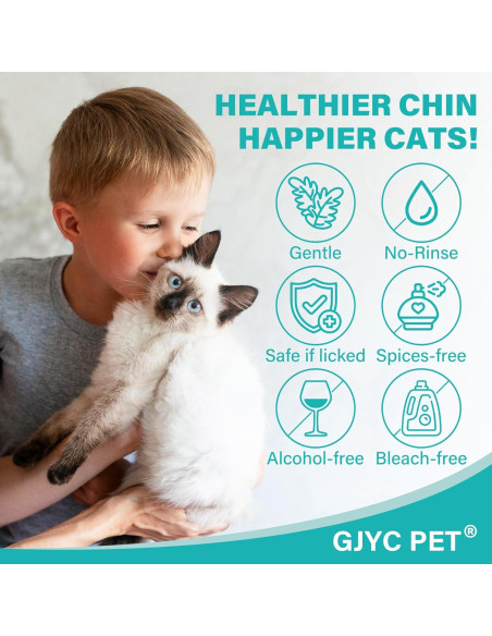 Limpiador de Acné para Gatos GJYC PET 60 ml - Sin Enjuague