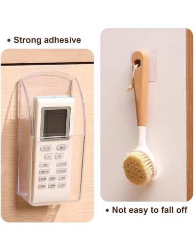 10 Almohadillas Adhesivas Transparentes Doble Cara 6x6 cm Cretty-Meet