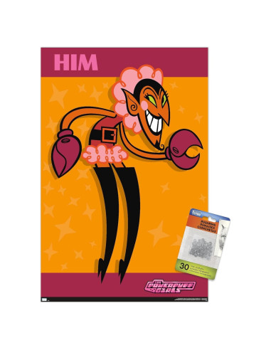 Póster Las Chicas Superpoderosas Him - Trends International 37x57cm