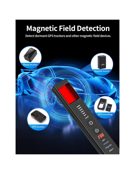Detector de Cámaras Ocultas 6 en 1 OBSITWY XP-08 - Seguridad Viajes