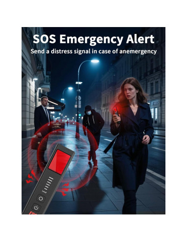 Detector de Cámaras Ocultas 6 en 1 OBSITWY XP-08 - Seguridad Viajes