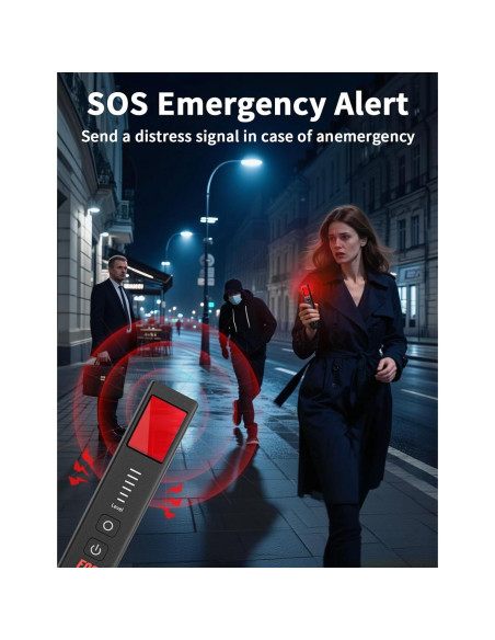 Detector de Cámaras Ocultas 6 en 1 OBSITWY XP-08 - Seguridad Viajes