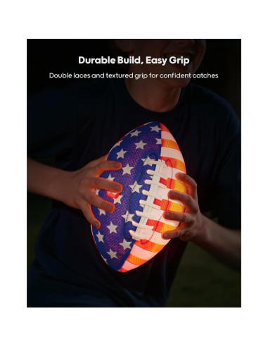 Pelota de Fútbol Iluminada QPAU 10.5" para Niños y Adolescentes