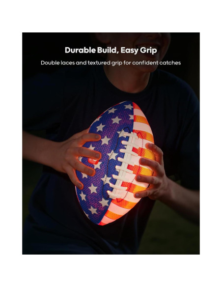 Pelota de Fútbol Iluminada QPAU 10.5" para Niños y Adolescentes