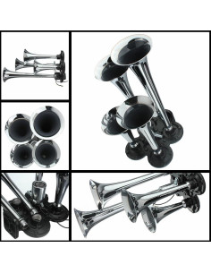 Kit de Bocina de Aire DriSentri AUP_418 150dB 4 Trompetas 2