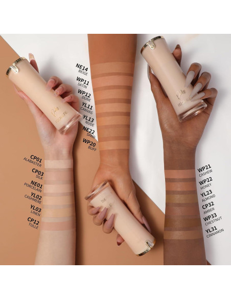 Base Perfecta FOCALLURE Maquillaje Líquido YL31 Canela 150g