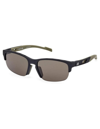 Gafas de sol Adidas Sport SP 0068 02N Negro mate/Verde