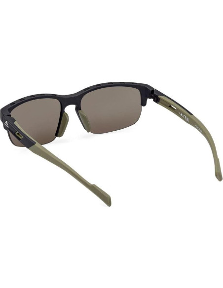 Gafas de sol Adidas Sport SP 0068 02N Negro mate/Verde