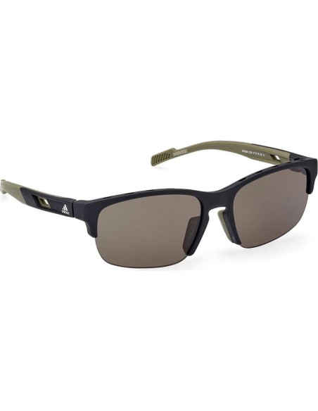 Gafas de sol Adidas Sport SP 0068 02N Negro mate/Verde