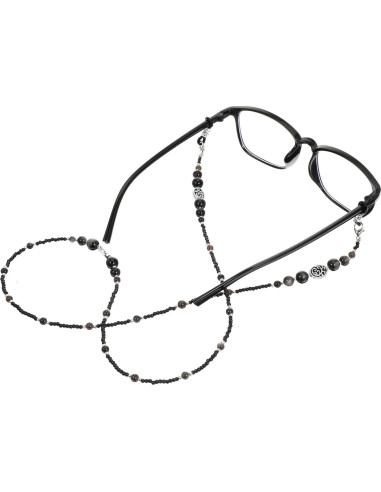 Cadena de Gafas Vintage con Perlas para Mujeres 77 cm