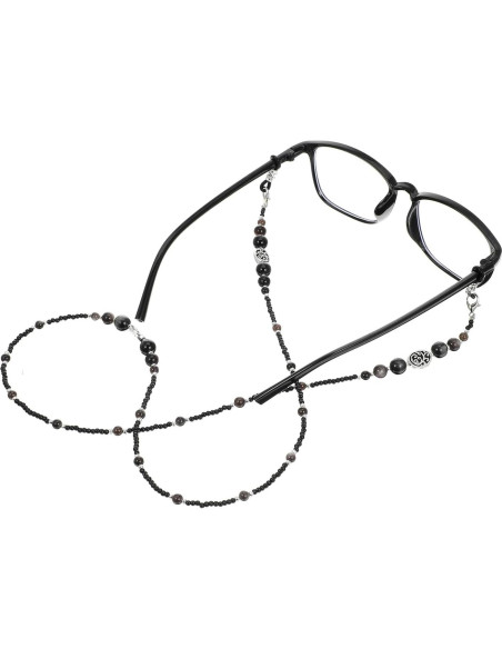 Cadena de Gafas Vintage con Perlas para Mujeres 77 cm