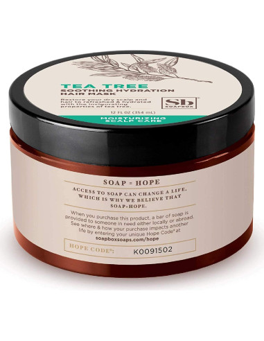 Mascarilla para Cabello Soapbox 340ml - Acondicionador Árbol de Té