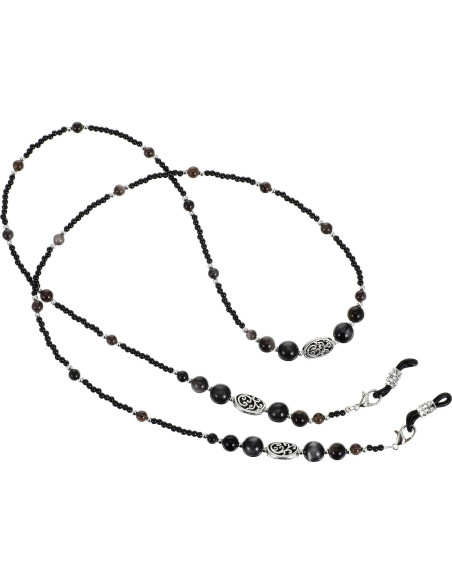 Cadena de Gafas Vintage con Perlas para Mujeres 77 cm