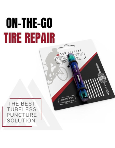 Kit de Reparación de Neumáticos Tubeless KOM Cycling - 25g