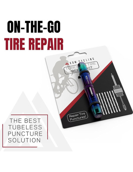 Kit de Reparación de Neumáticos Tubeless KOM Cycling - 25g