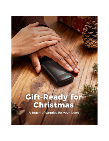 Calentadores de Manos Reutilizables OCOOPA UT3057-BK, 2 Piezas