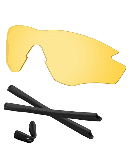 Lentes de Reemplazo Polarizados Predrox para Oakley M2 Amarillo HD