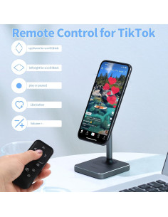 Control Remoto Inalámbrico LiDii para Cámara de Teléfono - Negro 2