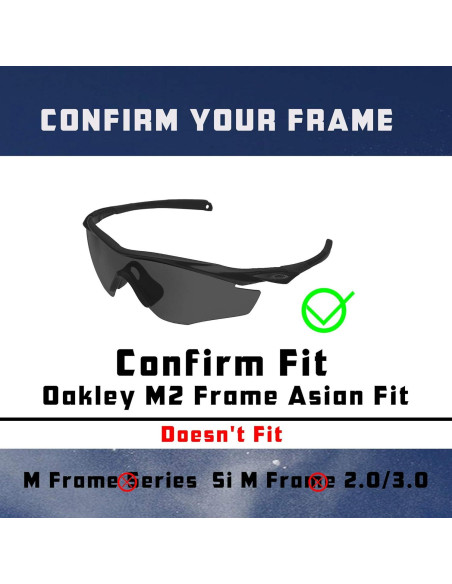 Lentes de Reemplazo Polarizados Predrox para Oakley M2 Amarillo HD