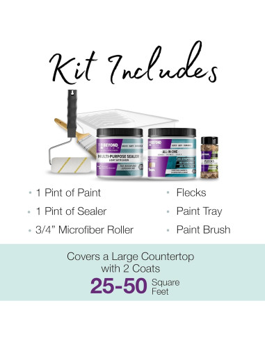Kit de Renovación de Encimeras Beyond Paint Mantequilla 1L