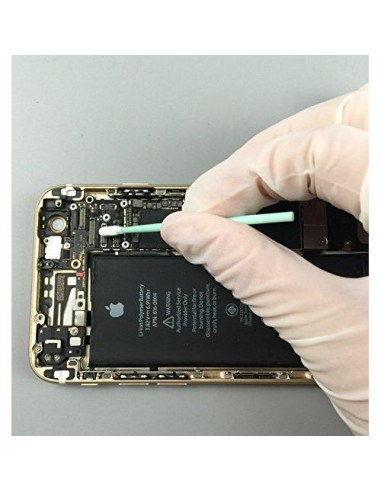 100 Bastones de Limpieza de Poliéster CK-PS743 para Electrónica