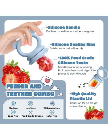 Conjunto de Alimentación para Bebés Catvegue - Silicona BPA Free
