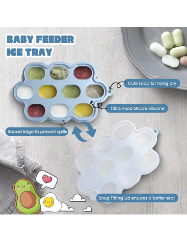 Conjunto de Alimentación para Bebés Catvegue - Silicona BPA Free